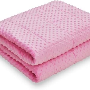 TONGDADA Minky Weighted Blanket pink