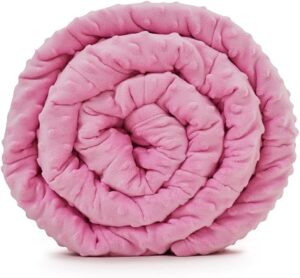 TONGDADA Minky Weighted Blanket pink