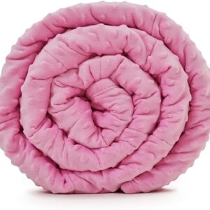 TONGDADA Minky Weighted Blanket pink